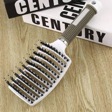 Nylon Hairbrush Scalp Massage Wet Curly Detangle Hair Comb Combs Henny Liu's store