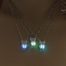 Owl Luminous Pendant Necklace Chain Necklaces YAKAMOZ Drop Ship Store