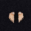 Pin Push Back Stud Earrings For Women With Floral Crystal Top Stud Earrings IFKM Speciality Store Gold color10 