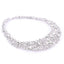 Plant Pattern Crystal Bridal Jewelry Sets For Women Bridal Jewelry Sets Carol Jewelry 