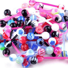 Plastic Tongue Ring Navel Body Jewelry Body Jewelry Nana93 Store