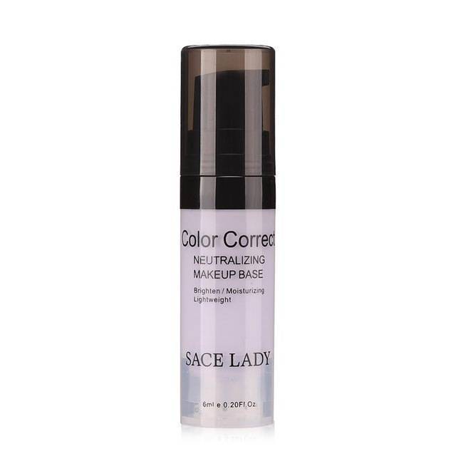 Professional Natural Neutralizing Face Corrector Primer SACE LADY Official Store 02 Lavender 