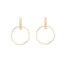 Punk Style Rounded Stud Earrings For Women With Push Back Stud Earrings H:HYDE SRjewelry Store R059 