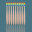 Rainbow Wooden Toothbrush Oral Hygiene Product For Children Toothbrushes be your gracefulness Store 