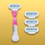 Replaceable Razor Head Women's Shaving Razor
