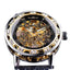 Retro Luminous Hands Fashion Diamond Men's Mechanical Watch Mechanical Watches GMT 