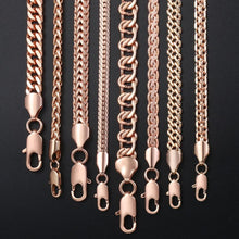 Rose Gold Curb Snail Necklace Chain Necklaces Trendsmax Official Store