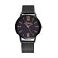 Rose Gold Silver Mesh Stainless Steel Dial Women’s Dress Watch Women's Watches Scarecrow Store Black 