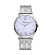 Rose Gold Silver Mesh Stainless Steel Dial Women’s Dress Watch Women's Watches Scarecrow Store Silver6