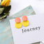 Round Metal Stud Earrings Stud Earrings wproduby Official Store juhong 