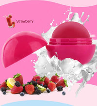 Round Plant Lip Care Products Candy Color Moisturizing Lip Balm Lip Balm Easy Product Easy Life watermelon red