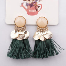 Round Resin Dangle Drop Earrings Drop Earrings Zoeber One Store