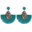 Round Resin Dangle Drop Earrings Drop Earrings Zoeber One Store green3 