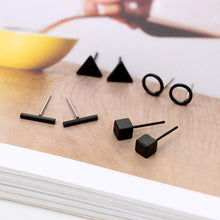 Round Triangle Shaped Stud Earrings Stud Earrings Ana su Store