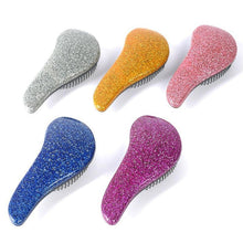 Salon Styling Glitter Handle Detangling Hair Brush Combs Jane@ Store 