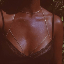 Sequins Bra Bikini Beach Necklace Jewelry Body Jewelry iPanda Gold