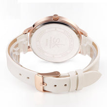 Shock Resistant Leather Quartz Strap Watch Women's Watches shengke Official Store 