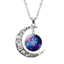 Silver Necklace with Moon Design Chain Necklaces FAMSHIN Official Store Picture 11 