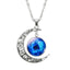 Silver Necklace with Moon Design Chain Necklaces FAMSHIN Official Store Picture 2 