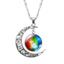 Silver Necklace with Moon Design Chain Necklaces FAMSHIN Official Store Picture 9 