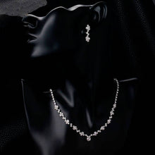 Silver Plated Crystal Choker Jewelry Sets Bridal Jewelry Sets TREAZY Official Store 