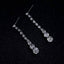 Silver Plated Drop Crystal Bridal Jewelry Sets For Women Bridal Jewelry Sets TREAZY Official Store 