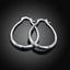 Silver Plated Elegant Earrings Hoop Earrings SuperJewelry Store 