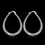 Silver Plated Elegant Earrings Hoop Earrings SuperJewelry Store 