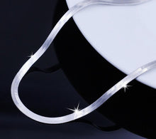 Silver Snake Link Chain Necklace Chain Necklaces anenjery Official Store