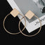 Simple Style Round Earrings Drop Earrings Crazy Feng Official Store 