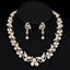 Simulated Pearl Jewelry Sets Bridal Jewelry Sets mecresh Official Store 