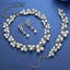 Simulated Pearl Jewelry Sets Bridal Jewelry Sets mecresh Official Store 