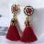 Small Tassel Face Fringed Earrings Drop Earrings XP Official Store 