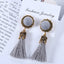 Small Tassel Face Fringed Earrings Drop Earrings XP Official Store 