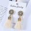 Small Tassel Face Fringed Earrings Drop Earrings XP Official Store 