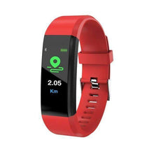 Smart Touch Fitness Tracker Stopwatch Unisex Digital Watch Digital Watches Exquisite Watch Store Red