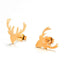 Stainless Steel Animal Stud Earrings Stud Earrings Shine Lives Store Golden Bucks 