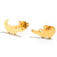 Stainless Steel Animal Stud Earrings Stud Earrings Shine Lives Store Golden Crocodile 