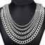 Stainless Steel Cuban Necklace Chain Necklaces Davieslee Franchised Store 