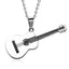 Stainless Steel Guitar Necklace for Men Pendant Necklaces HIP Official Store 