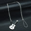 Stainless Steel Guitar Necklace for Men Pendant Necklaces HIP Official Store 