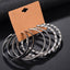 Stainless Steel Nickel Free Earrings Hoop Earrings YIWU DANZE Fashion Jewelry 4 E0618 Hoop Earrings 