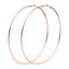 Stainless Steel Nickel Free Earrings Hoop Earrings YIWU DANZE Fashion Jewelry 4 E0855-3 Rose Gold 