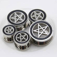 Stainless Steel Pentagram Star Ear Jewelry Body Jewelry ZS Jewellery Store 6mm 