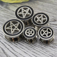 Stainless Steel Pentagram Star Ear Jewelry Body Jewelry ZS Jewellery Store 8mm 