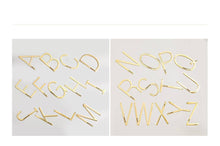 Stainless Steel Personalized Letter Necklace Pendant Necklaces SKQIR Official Store B Gold Chain