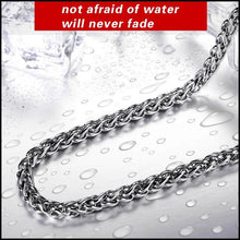 Stainless Steel Plait Necklace Chain Necklaces BEIER official store