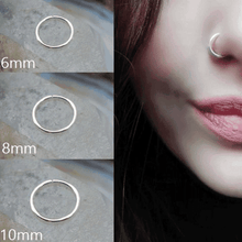 Stainless Steel Seamless Segment Rings Nose Hoops Body Jewelry For Women Body Jewelry Mybic Store