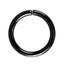 Stainless Steel Seamless Segment Rings Nose Hoops Body Jewelry For Women Body Jewelry Mybic Store Black 6mm 