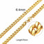 Stainless Steel Solid Necklace Chain Necklaces Meaeguet speciality store NC164-50G picture 13 